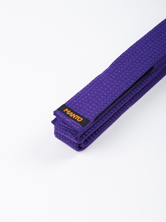 MANTO belt BJJ LABEL purple