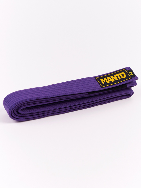 MANTO belt BJJ LOGOTYPE purple