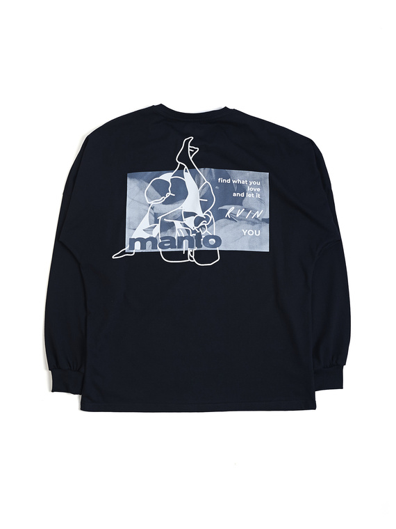 MANTO longsleeve RUIN black