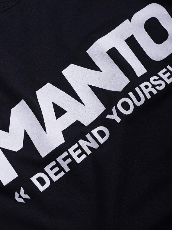 MANTO t-shirt LOGOTYPE DEFEND black