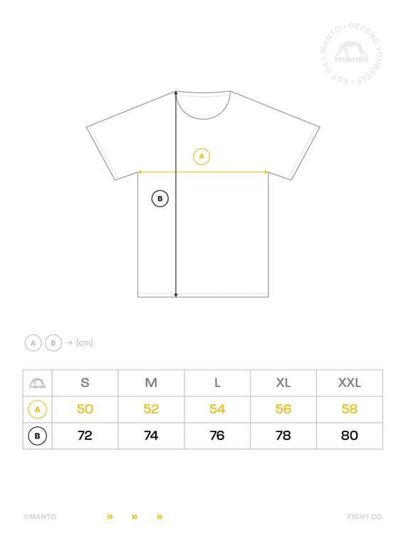 MANTO t-shirt TRIUMPH white
