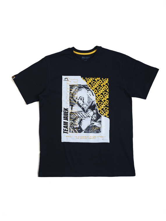 MANTO x JANEK t-shirt TITLE SHOT black