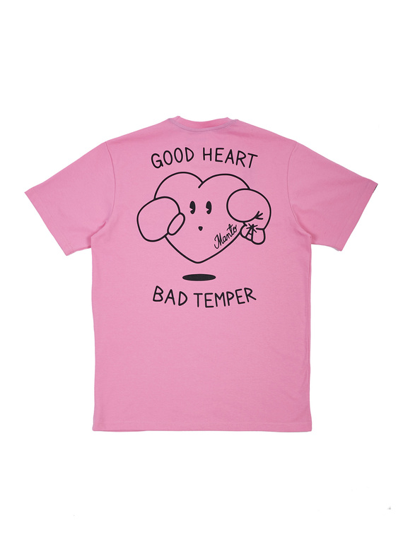 MANTO x KTOF t-shirt HEART pink