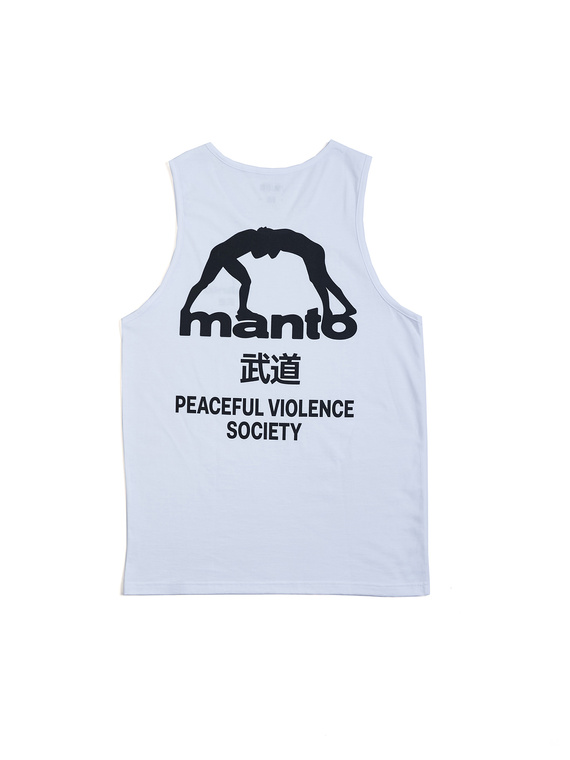 MANTO Muskelshirt SOCIETY weiss