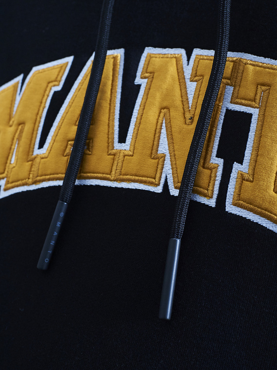 MANTO hoodie VARSITY schwarz