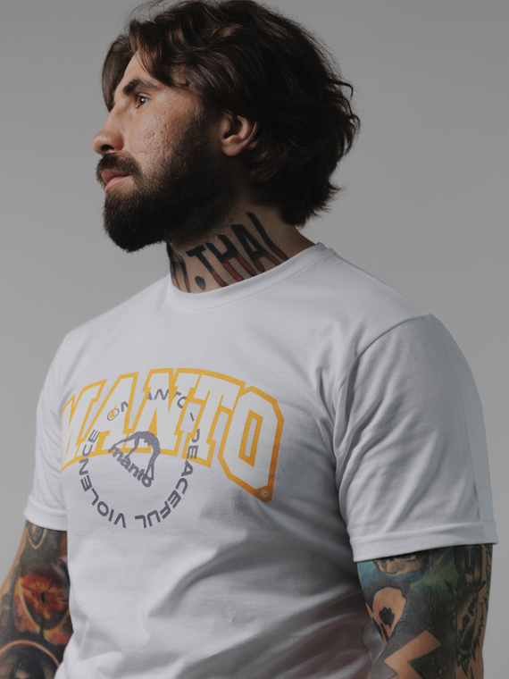 MANTO t-shirt ECHO weiss