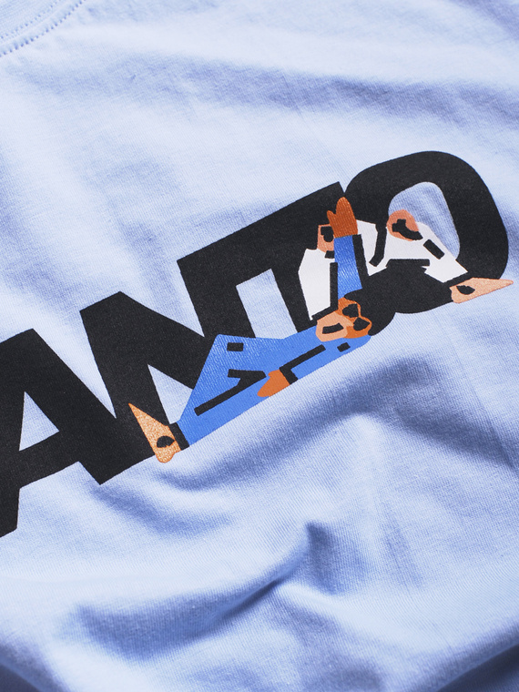 MANTO t-shirt MURAL blau