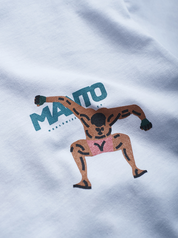 MANTO t-shirt STOMP weiss