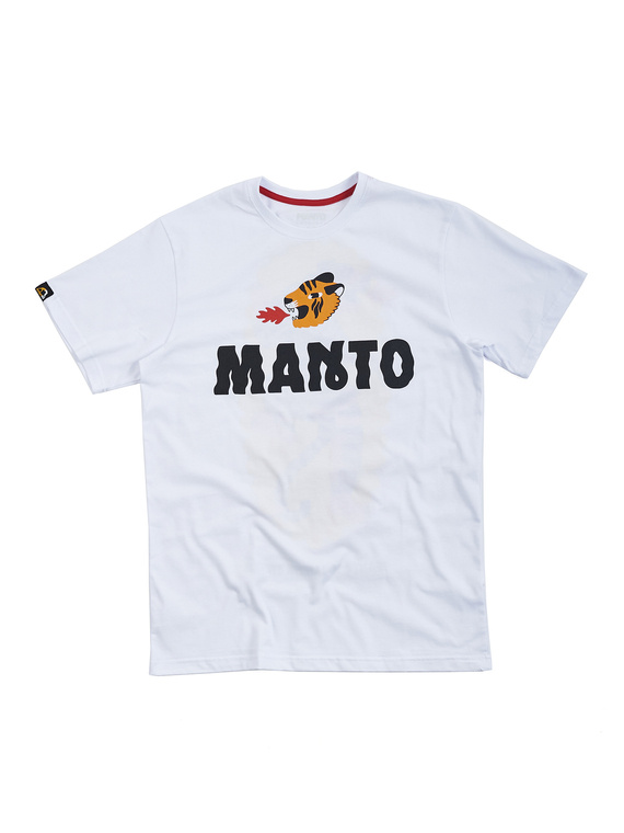 MANTO t-shirt TIGRE weiss