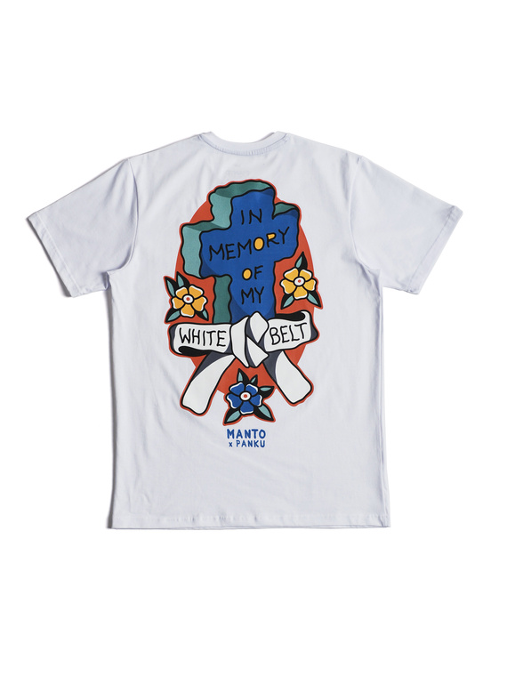 MANTO x Panku t-shirt RIP weiss