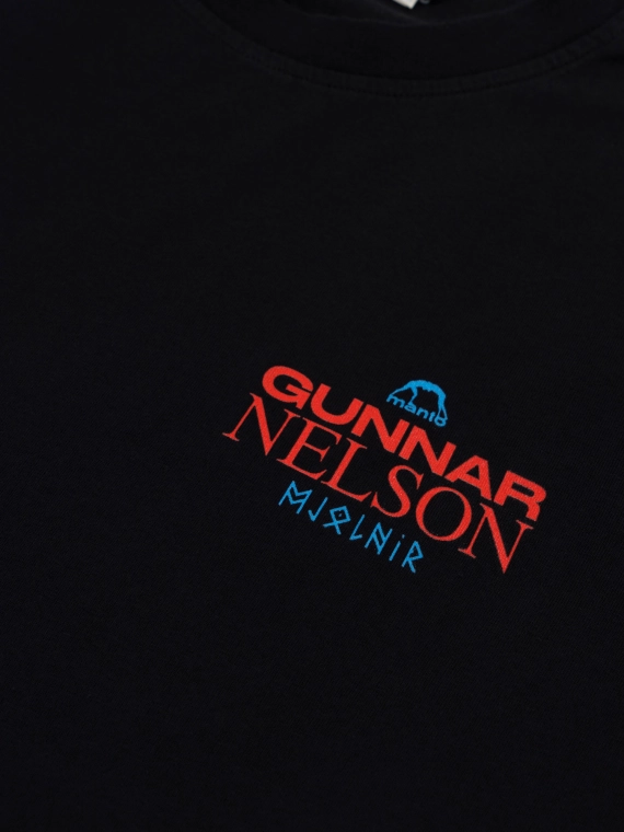 MANTO  t-shirt GUNNAR czarny
