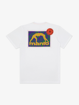 MANTO t-shirt STAMP 25 biały