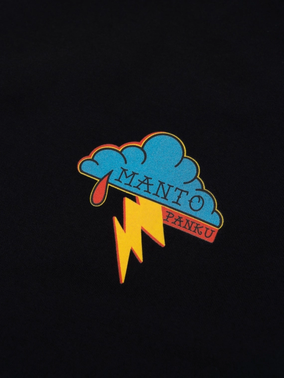 MANTO x Panku t-shirt EAGLE czarny
