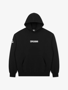 MANTO bluza z kapturem COPACABANA OVERSIZE czarna