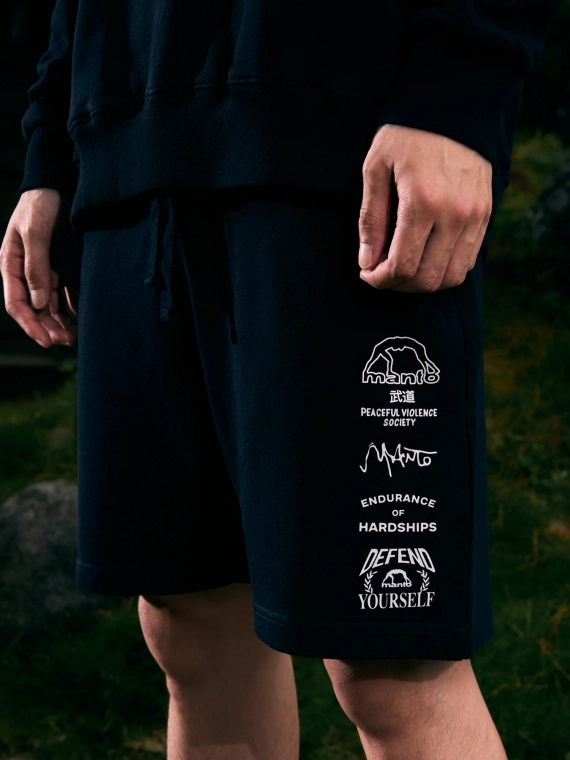 MANTO spodenki MULTI czarne