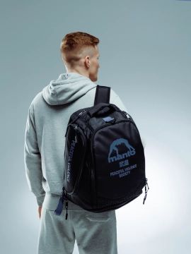 MANTO wielofunkcyjny plecak SOCIETY średni czarny