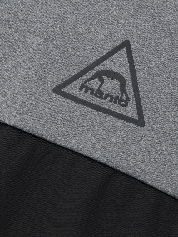 MANTO techniczny longsleeve LOGOTYPE czarny