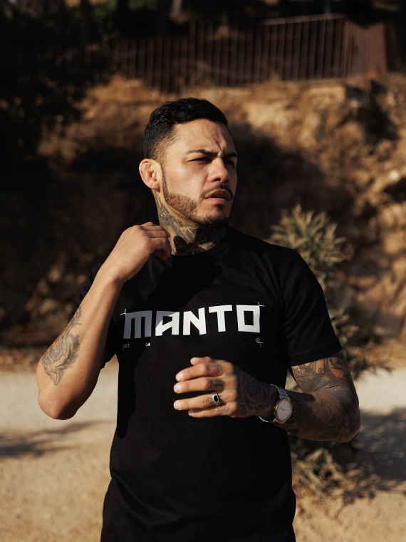 MANTO t-shirt ULTRA czarny