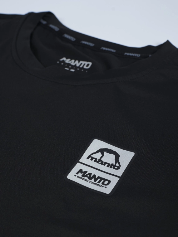 MANTO t-shirt treningowy PULSE czarny