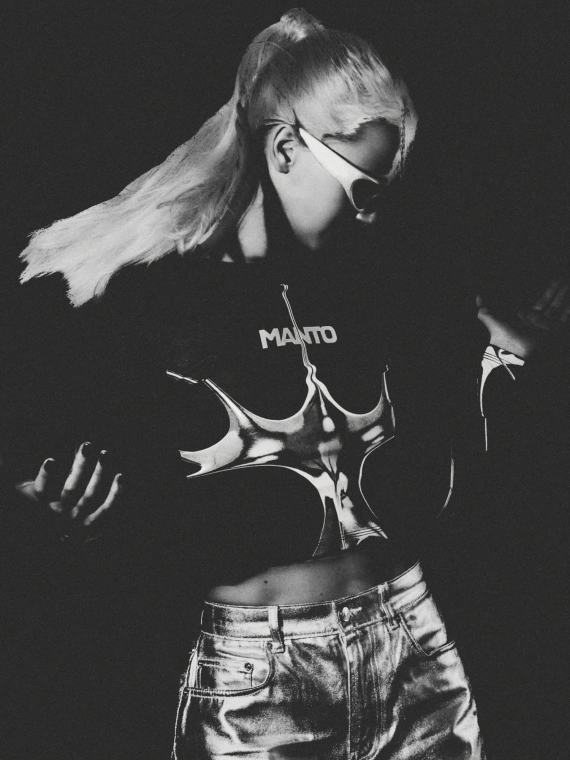 MANTO rashguard CHROME czarny