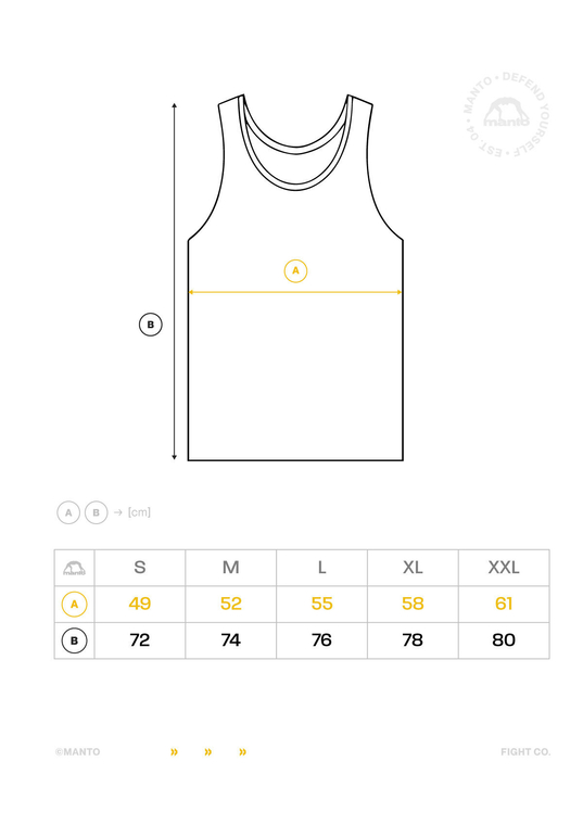 MANTO tank top VIBE 25 czarny