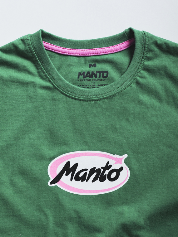 MANTO t-shirt DOGS zielony