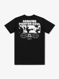 MANTO t-shirt FIGHTER SOUL czarny onyks
