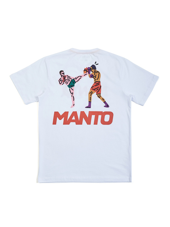 MANTO t-shirt STRIKE GYM 2.0 biały