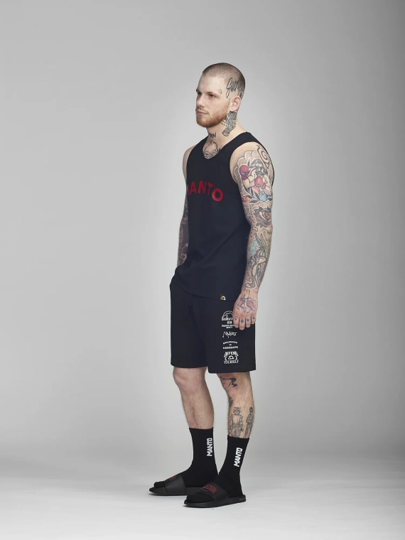 MANTO tank top ENDURANCE czarny