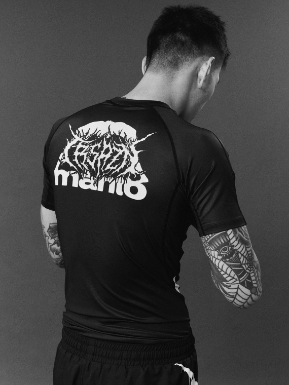 MANTO rashguard TREASURE ZONE czarny