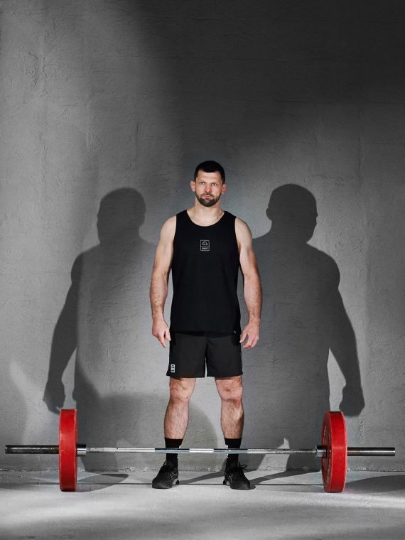 MANTO tank top PULSE czarny