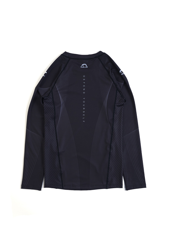 MANTO long sleeve rashguard FLOW czarny