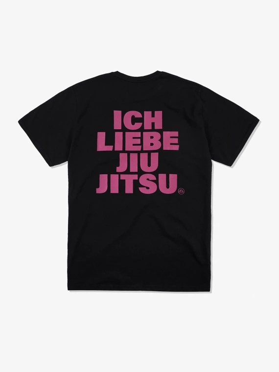 MANTO t-shirt LIEBE czarny