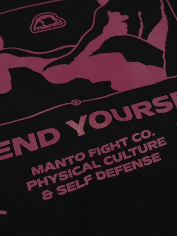 MANTO t-shirt KICKER czarny
