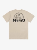 MANTO t-shirt DEALER beżowy