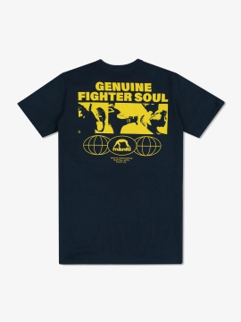 MANTO t-shirt FIGHTER SOUL granatowy