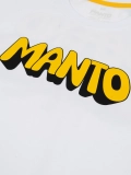 MANTO t-shirt THICKO OVERSIZE biały