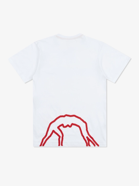 MANTO t-shirt TRACE biały