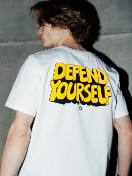 MANTO t-shirt THICKO OVERSIZE biały