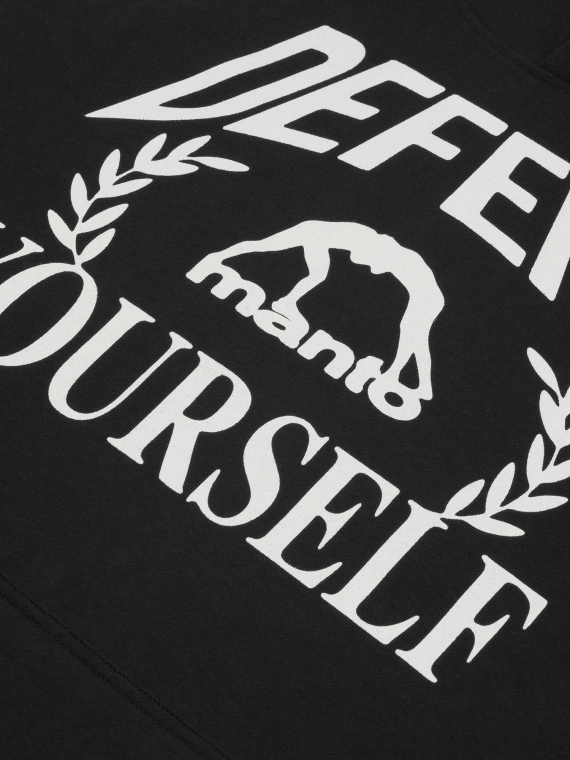 MANTO bluza z kapturem DEFEND czarna