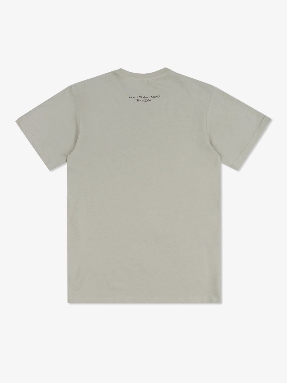MANTO t-shirt INK jasnoszary