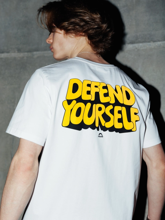 MANTO t-shirt THICKO OVERSIZE biały