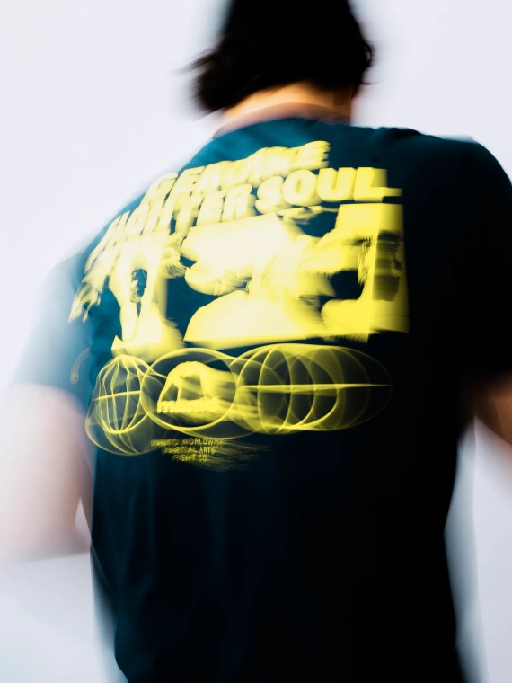 MANTO t-shirt FIGHTER SOUL granatowy