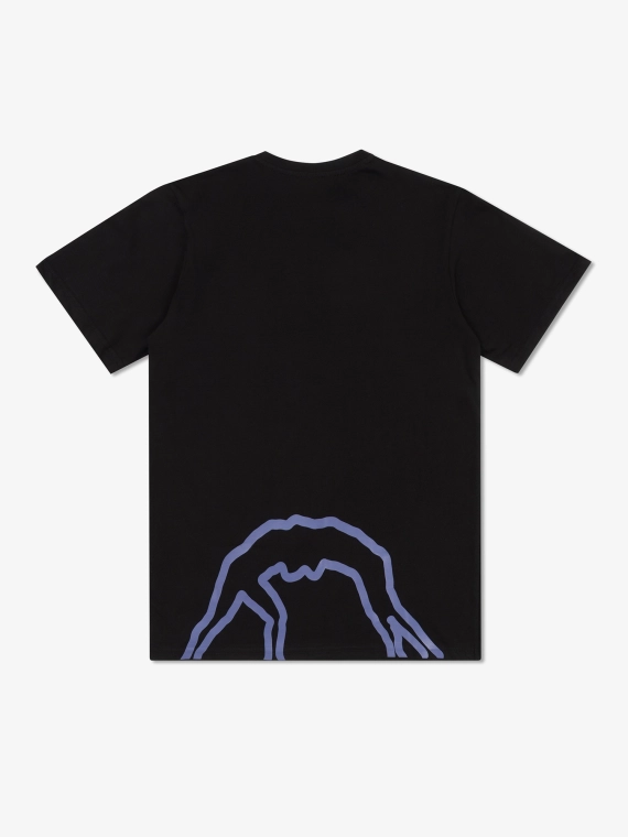 MANTO t-shirt TRACE czarny
