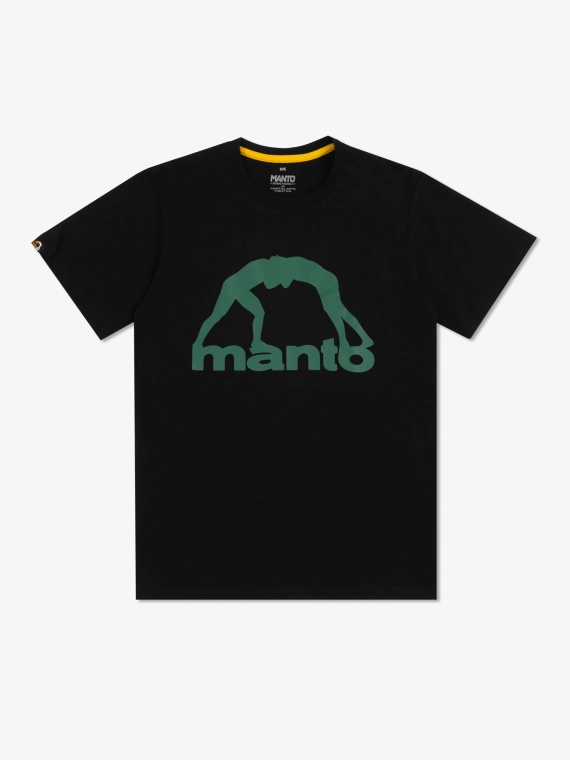 MANTO t-shirt VIBE 25 czarno-zielony