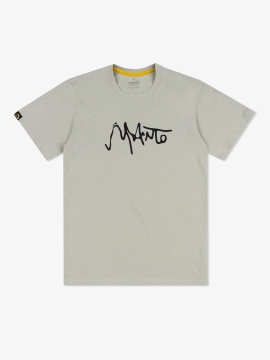 MANTO t-shirt INK jasnoszary