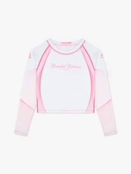 MANTO rashguard PEACEFUL VIOLENCE biały