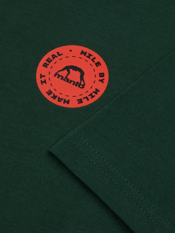MANTO t-shirt STAMP 25 sosnowa zieleń