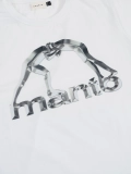 MANTO t-shirt METAL biały