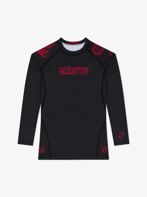 MANTO long sleeve rashguard MIKO czarny 